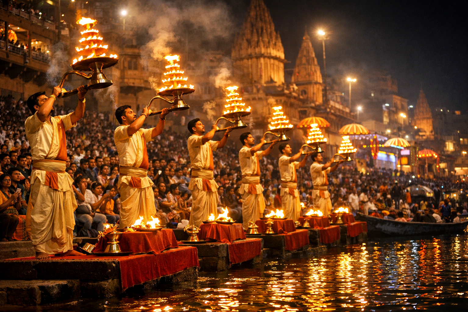 Ganga Aarti Evening Ceremony